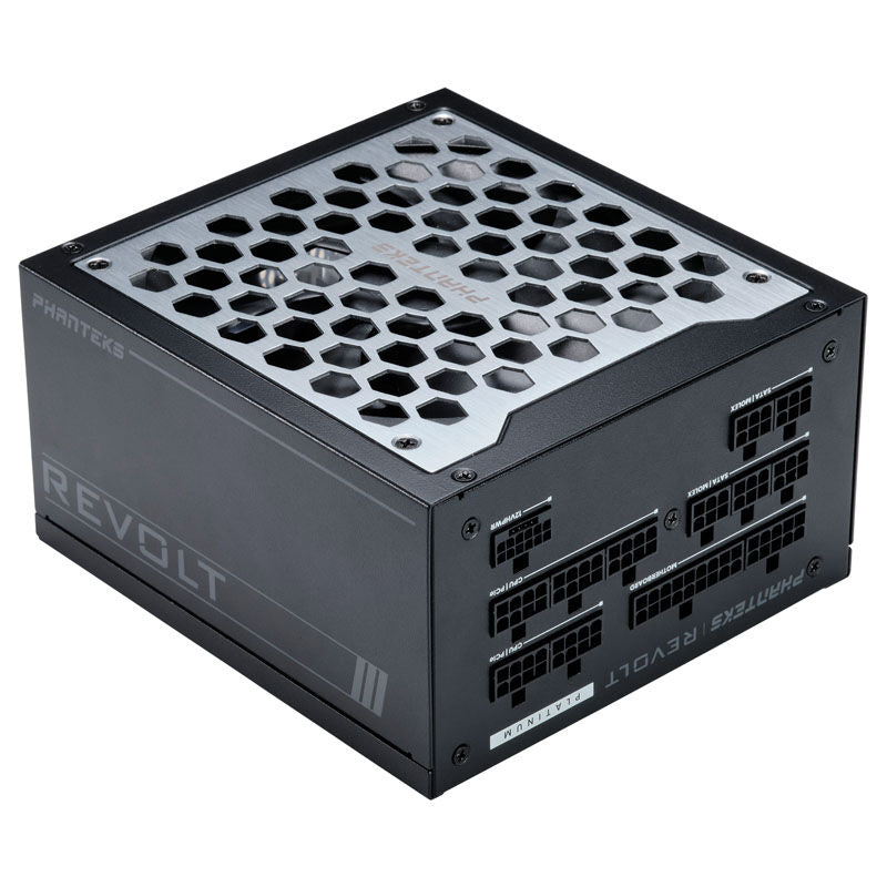 Phanteks Revolt 1000W strømforsyning front