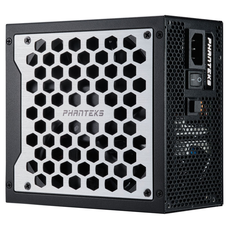 Phanteks Revolt 1000W strømforsyning detalj av vifte