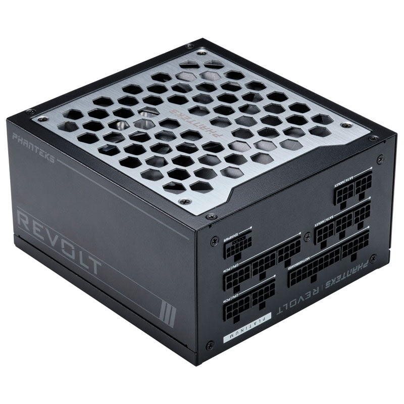 Phanteks Revolt 1200W strømforsyning front