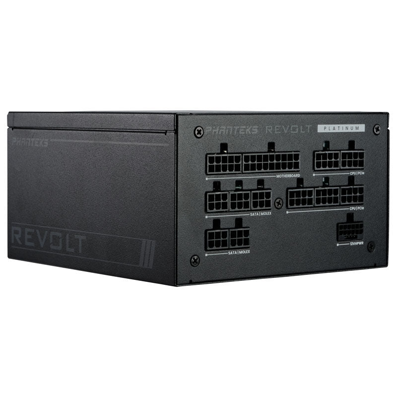 Phanteks Revolt 1200W strømforsyning sideprofil
