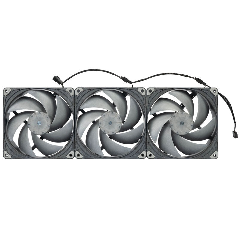 Phanteks T30 PWM 140 mm vifte 3-pack svart med PWM kabel