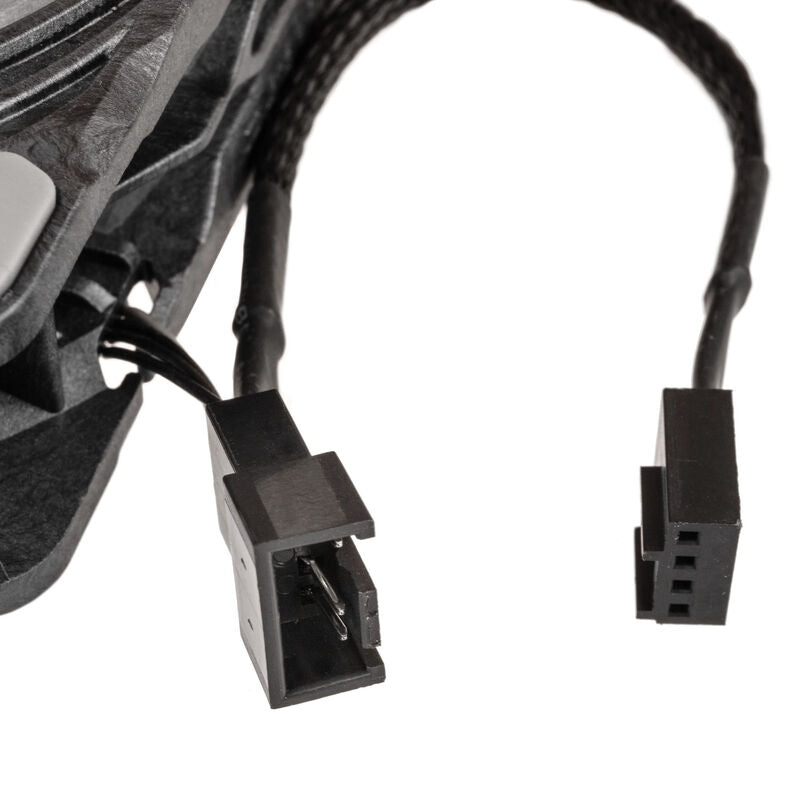 Phanteks T30 PWM vifte 120 mm 3000 RPM svart nærbilde av vifteblader