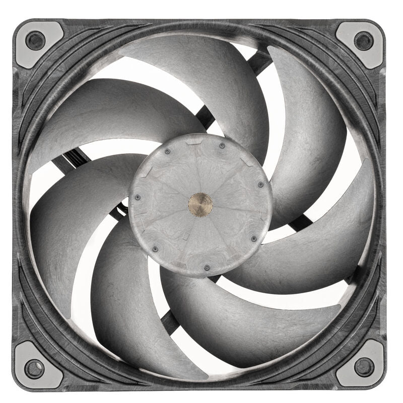PHANTEKS T30 PWM vifte 120 mm 3-pakning svart detalj av vifteblader