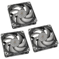 PHANTEKS T30 PWM vifte 120 mm 3-pakning svart forfra