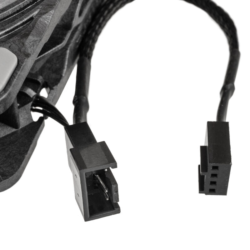 PHANTEKS T30 PWM vifte 120 mm 3-pakning svart sideprofil
