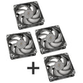 PHANTEKS T30 PWM vifte 120 mm svart forfra