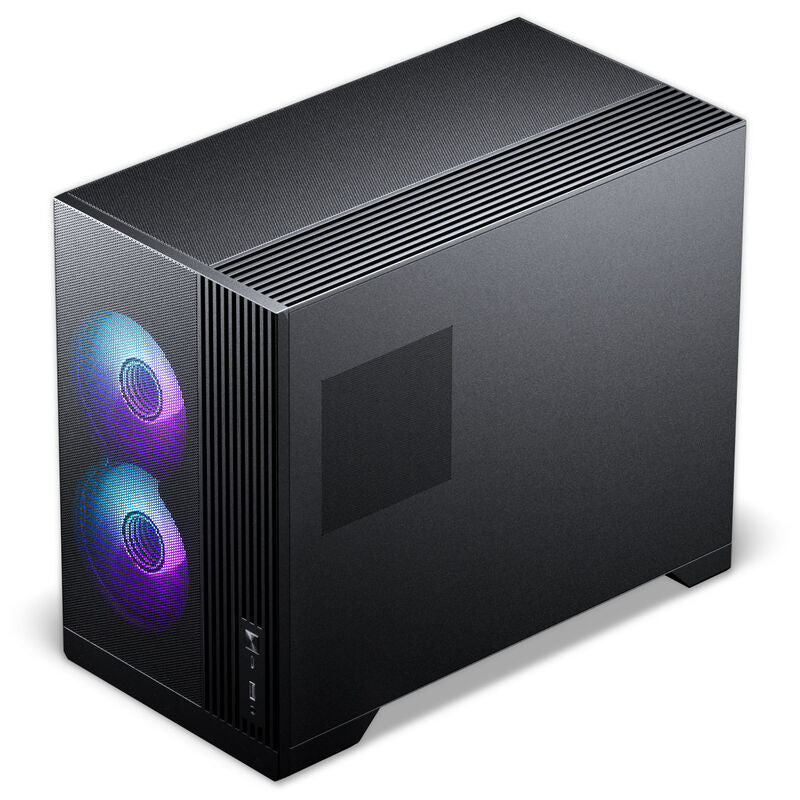 Detalj av herdet glass på Phanteks XT M3 kabinett
