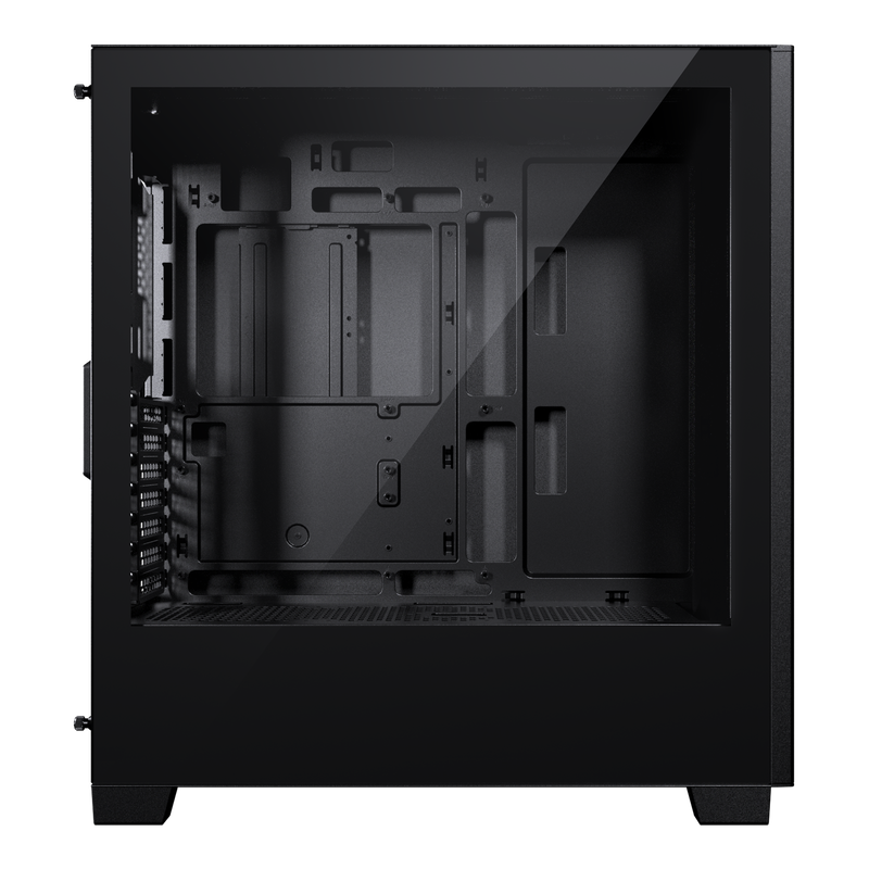 Phanteks XT Pro kabinett midtårn herdet glass svart bakside