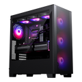 Phanteks XT Pro Ultra kabinett midtårn E-ATX D-RGB herdet glass svart forside