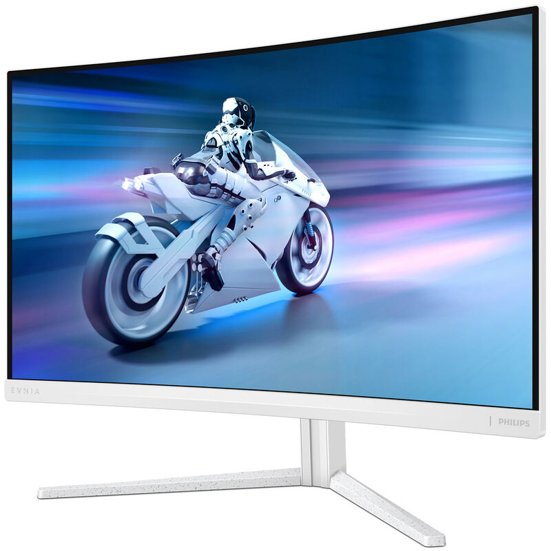 Detalj av Philips Evnia 27M2C5201L 27" curved gamingskjerm skjermkant