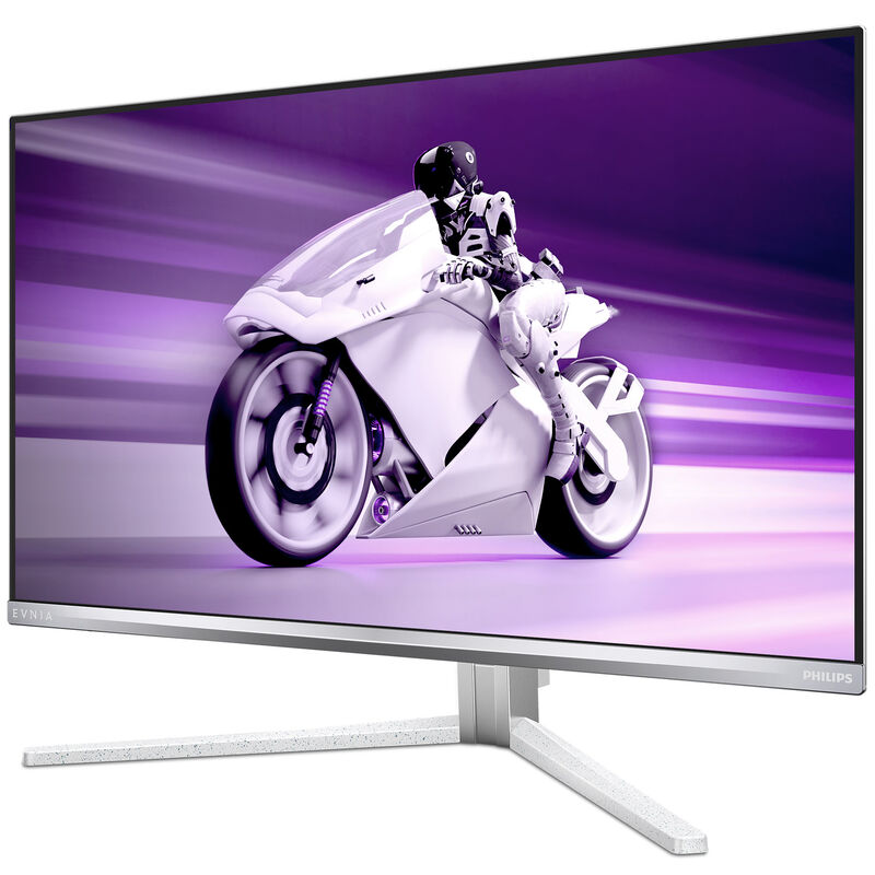 Philips Evnia 27M2C5501 montert på skrivebord
