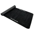 Playseat gulvmatte XL for simracing svart forfra