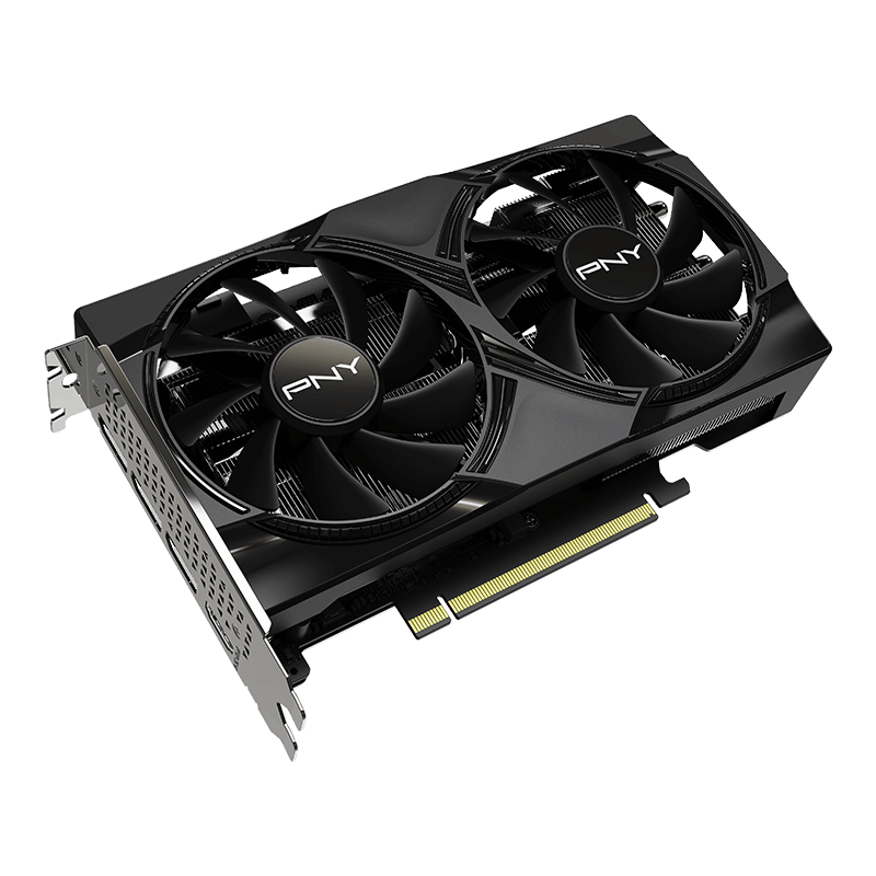 PNY GeForce RTX 5060 OC Edition grafikkort bakside