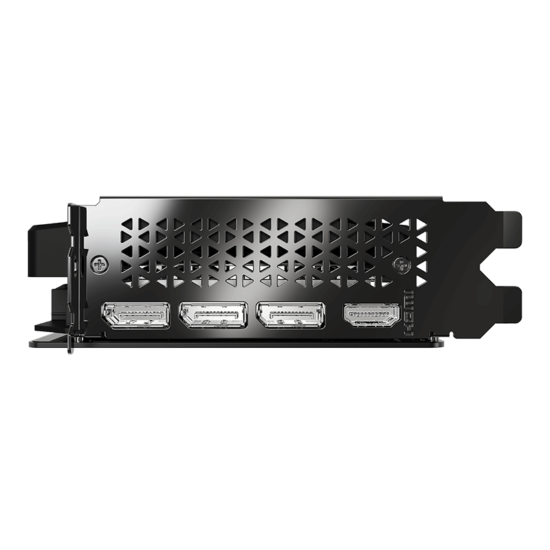 PNY GeForce RTX 5060 OC Edition med kabler tilkoblet
