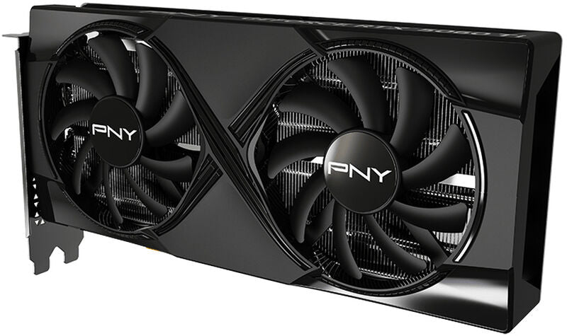 PNY GeForce RTX 5060 Ti OC Edition grafikkort montert i PC
