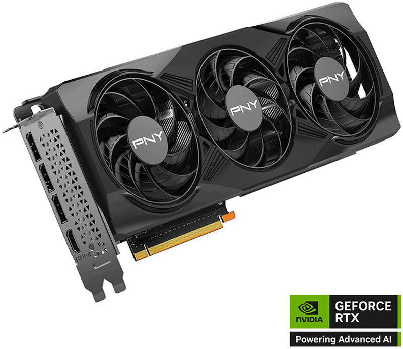 PNY GeForce RTX 5070 OC Edition grafikkort bakside