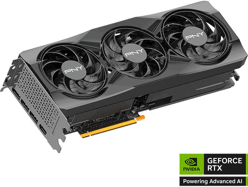 PNY GeForce RTX 5070 Ti OC Edition grafikkort bakside