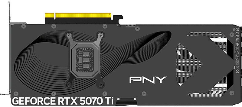 PNY GeForce RTX 5070 Ti OC Edition grafikkort i spilloppsett