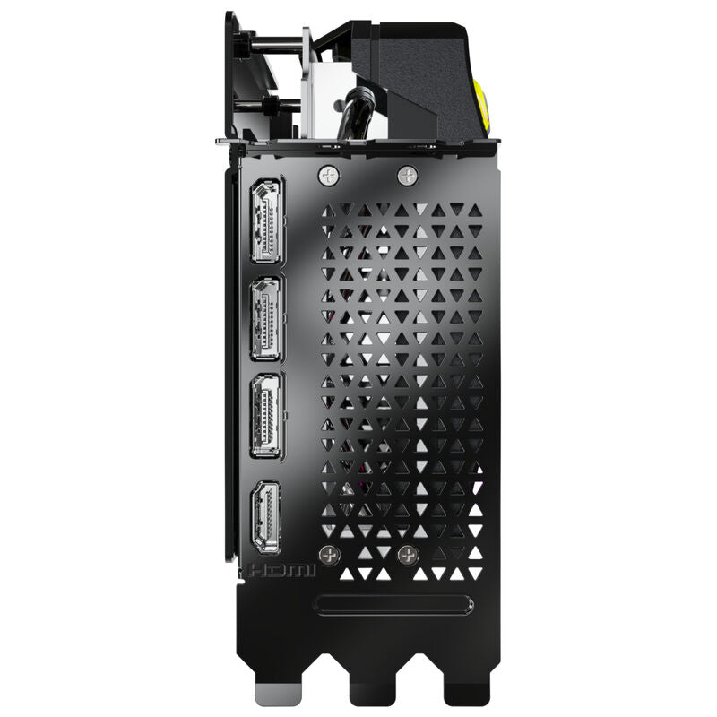 PNY GeForce RTX 5080 Epic-X OC RGB grafikkort montert i PC