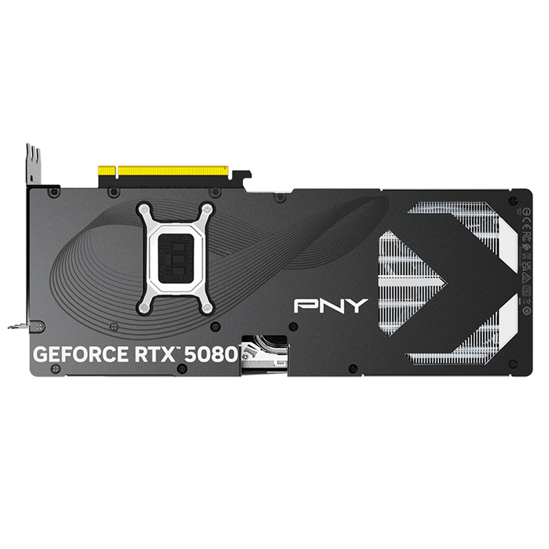 PNY GeForce RTX 5080 OC grafikkort med kjøleribbe
