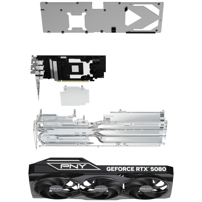 PNY GeForce RTX 5080 OC grafikkort logo og merke