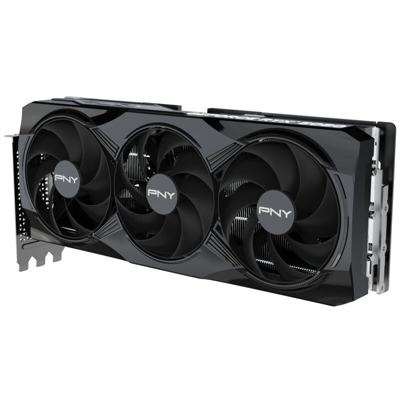 PNY GeForce RTX 5080 OC grafikkort vifte detalj