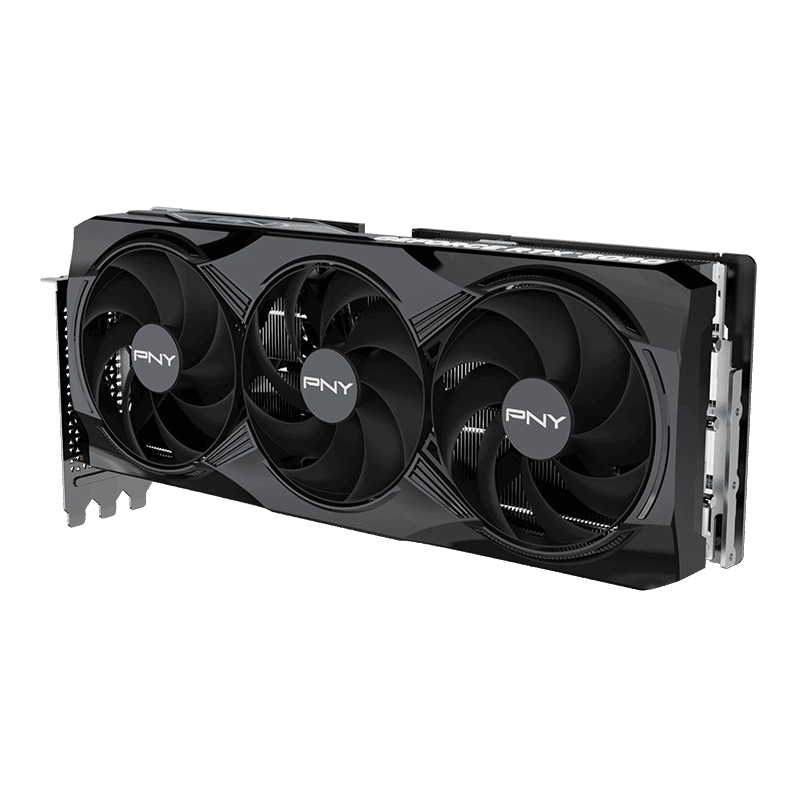 PNY GeForce RTX 5080 Triple Fan grafikkort portside
