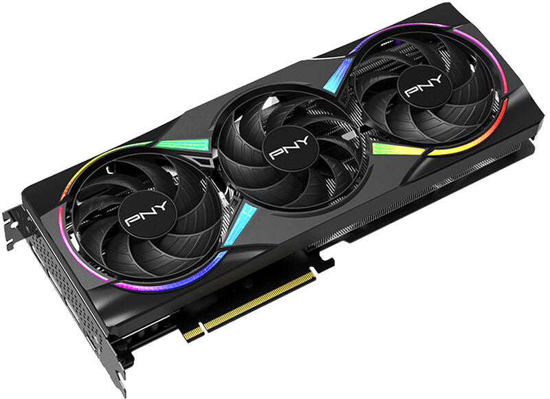 Bakside av PNY RTX 5060 Ti Epic-X RGB OC grafikkort