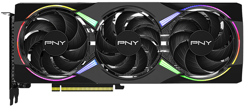 PNY RTX 5060 Ti Epic-X RGB OC grafikkort forfra