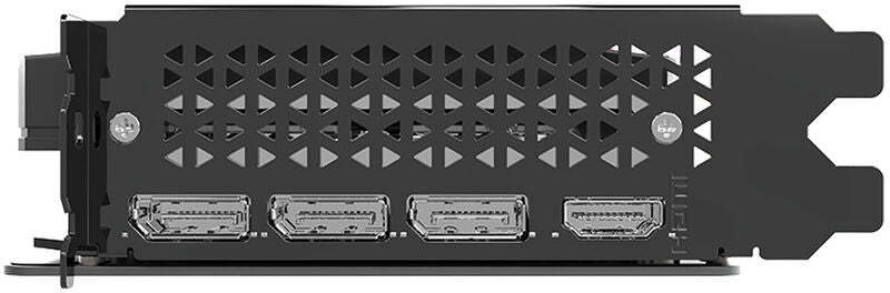 Tilkoblingsporter på PNY RTX 5060 Ti Epic-X RGB OC grafikkort