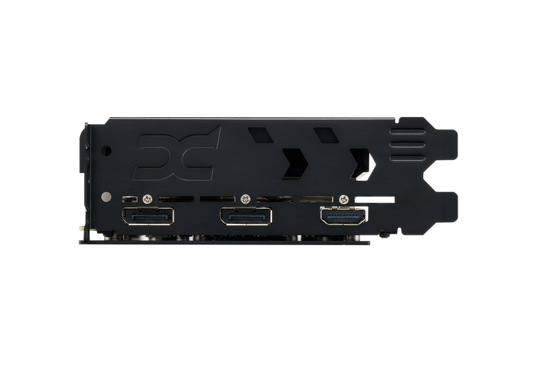PowerColor Hellhound RX 9060 XT OC grafikkort detalj nærbilde