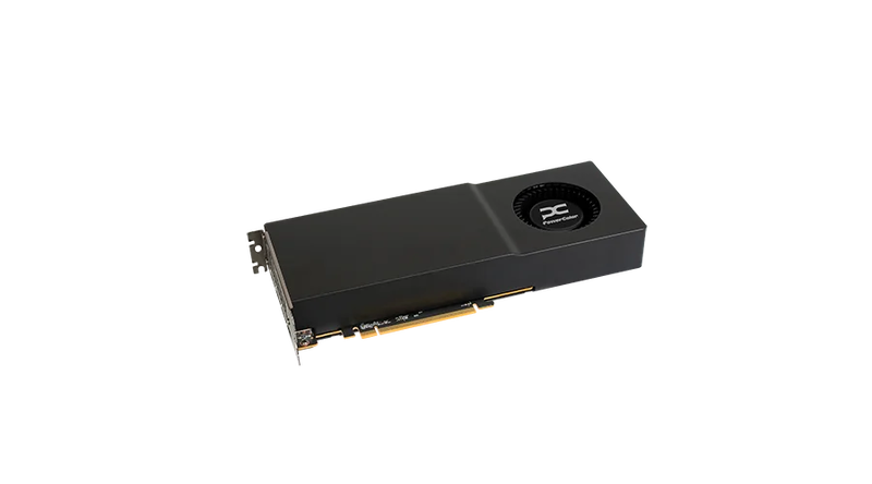 PowerColor Radeon AI PRO R9700 montert i PC