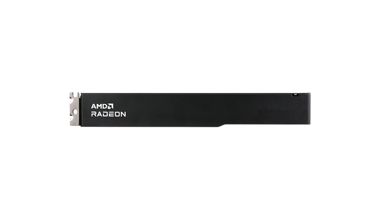PowerColor Radeon AI PRO R9700 med synlige tilkoblinger