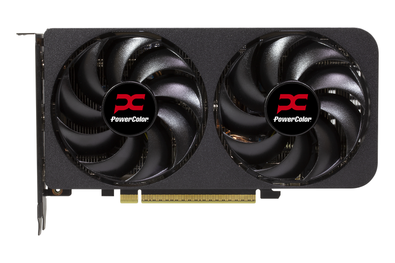 PowerColor Reaper RX 9060 XT grafikkort nærbilde vifte