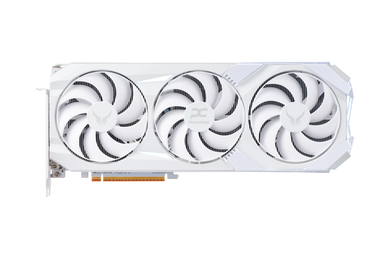 PowerColor Red Devil Spectral White RX 9070 XT bakside