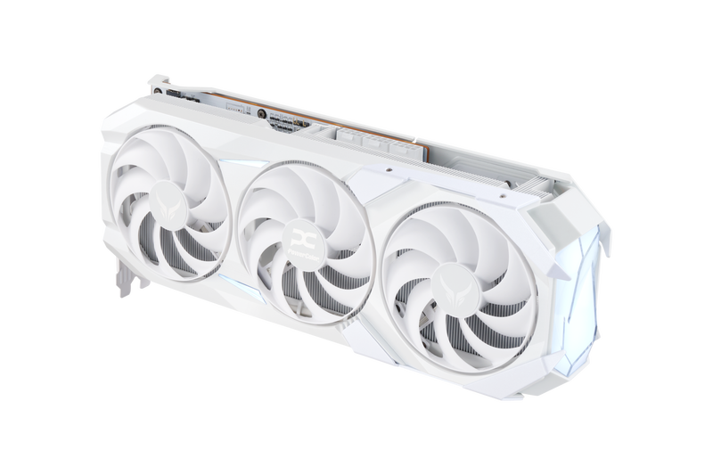 Montert PowerColor Red Devil Spectral White RX 9070 XT i PC