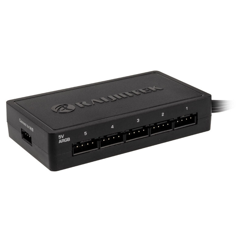 Raijintek EOS 12 RBW ADD vifte 2-pakning kontrollhub og fjernkontroll