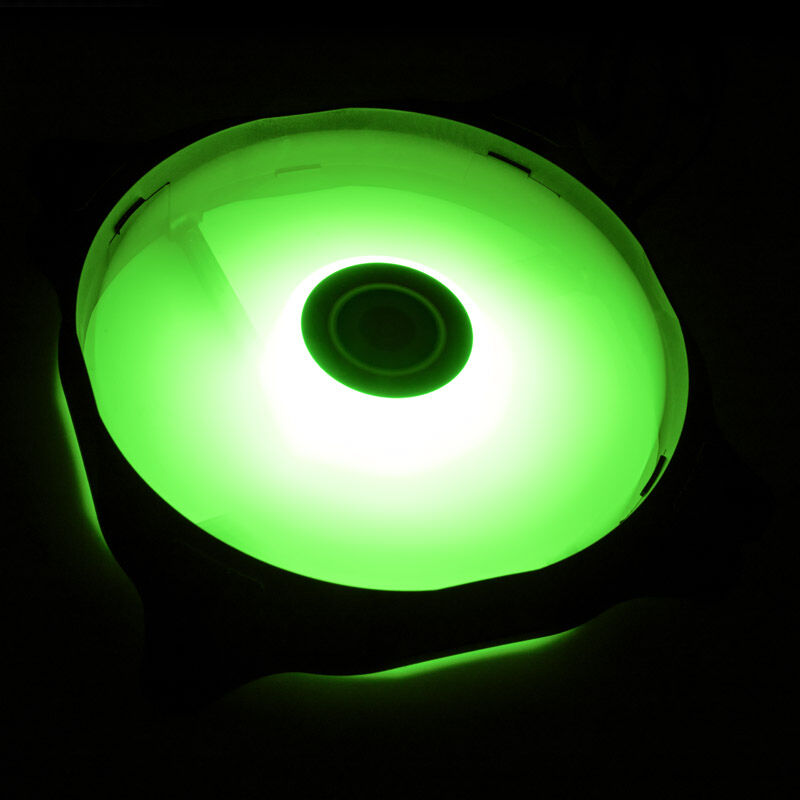Raijintek EOS 12 RBW ADD vifte 2-pakning montert i PC