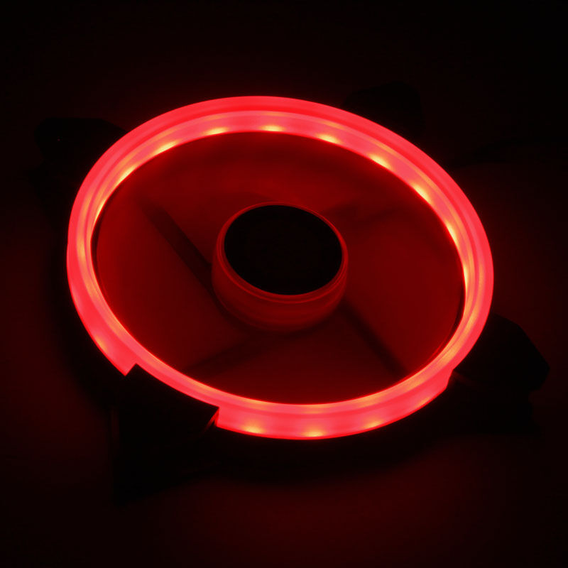 Raijintek IRIS 14 Rainbow RGB vifte 2-pakning montert i PC