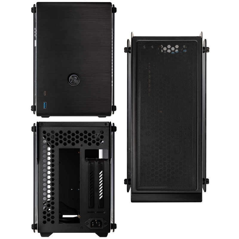 Raijintek Ophion kabinett montert med hardware
