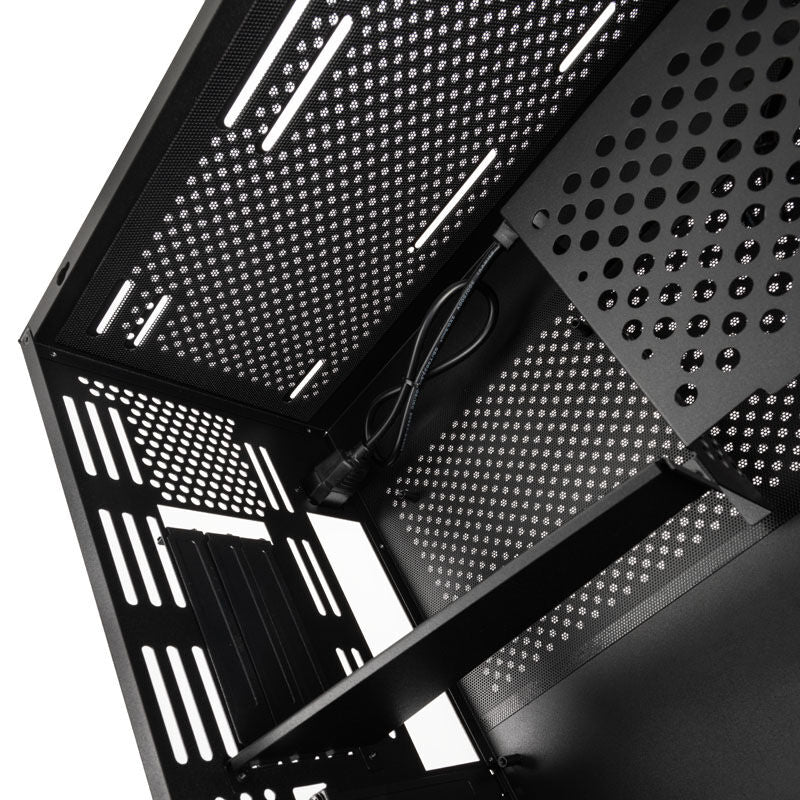 Raijintek PAEAN MINI kabinett Mini-ITX herdet glass svart sidepanel