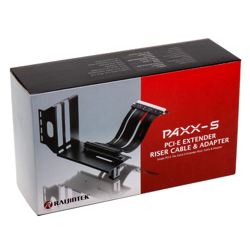Raijintek Paxx vertikal GPU-brakett sideprofil