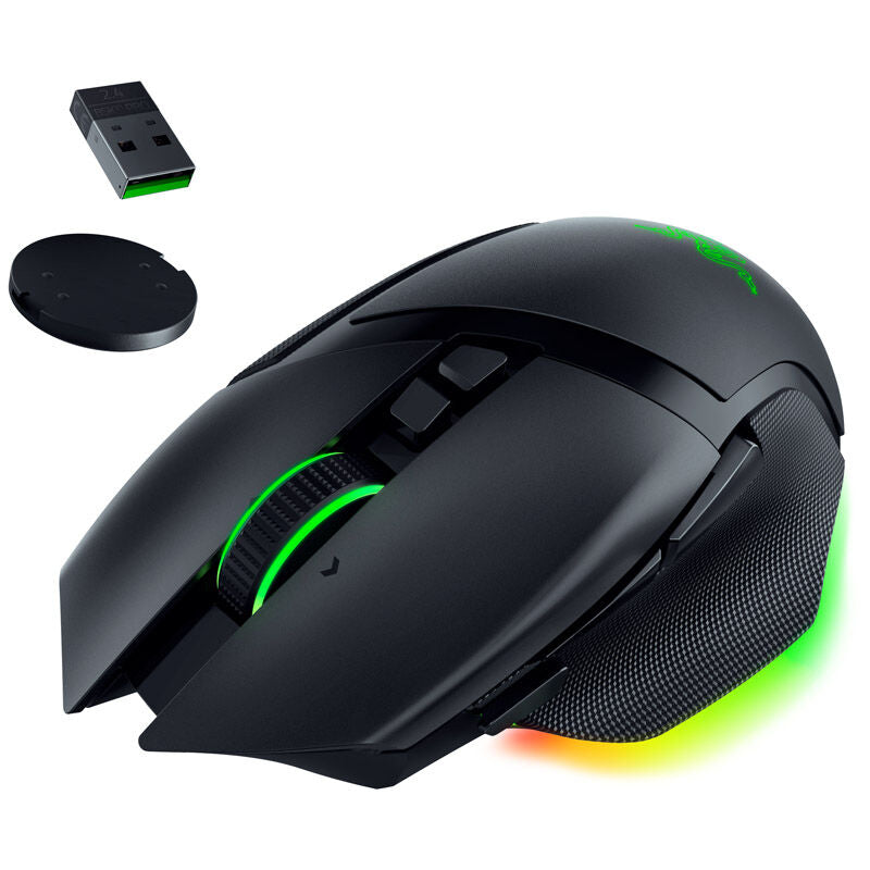 Razer Basilisk V3 Pro gamingmus 30K DPI RGB svart bakside