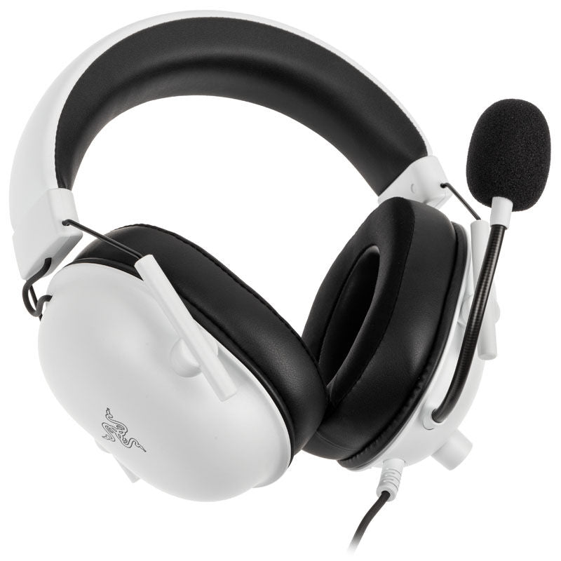 Razer BlackShark V2 X gamingheadset kablet hvit bakside