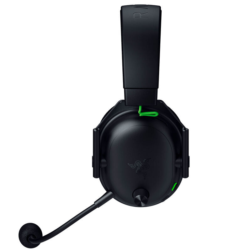 Nærbilde av ørepute på Razer BlackShark V3 trådløst gamingheadset for Xbox svart