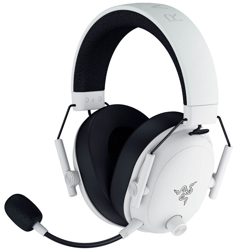 Razer BlackShark V3 trådløst gamingheadset 7.1 hvit forfra
