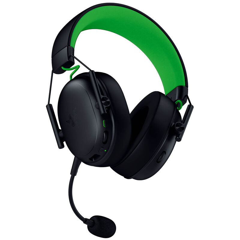 Razer BlackShark V3 X HyperSpeed gamingheadset for Xbox svart detalj av øreklokke