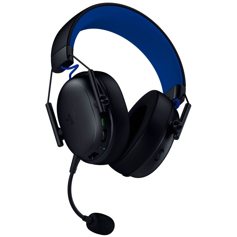 Detalj av Razer BlackShark V3 X HyperSpeed gamingheadset PlayStation svart