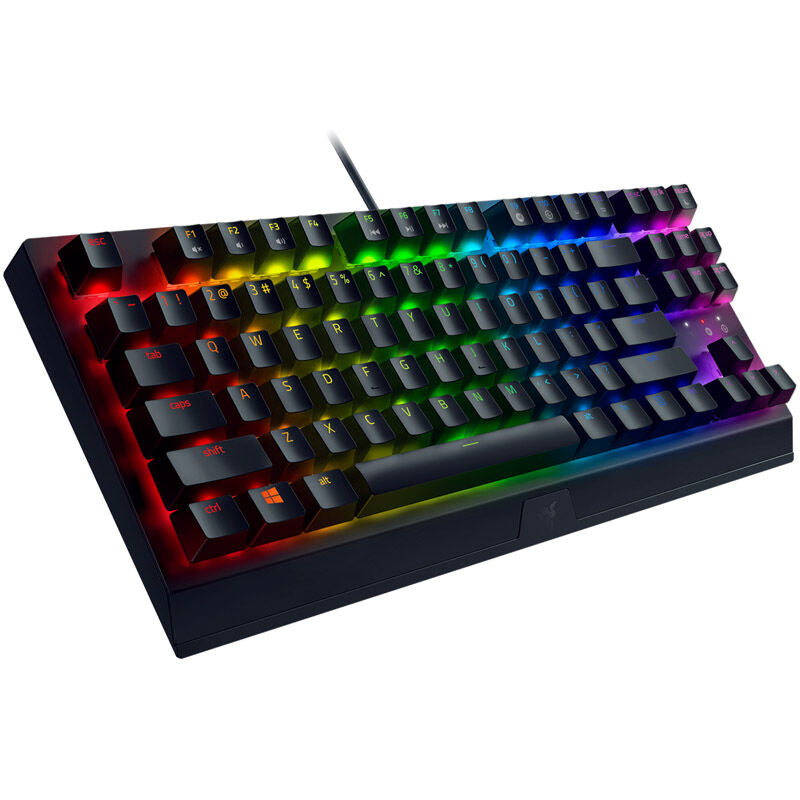 Razer BlackWidow V3 TKL gamingtastatur Green Switch RGB forfra