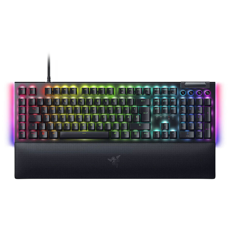 Bakside av Razer BlackWidow V4 gamingtastatur mekanisk Green Switch svart